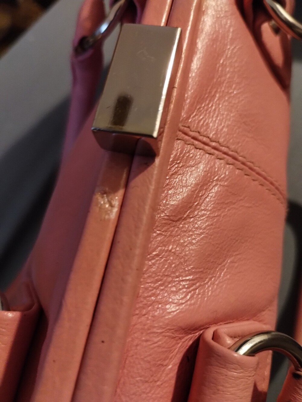 Ladies Wilson Pink Leather Purse - Picture 5 of 9